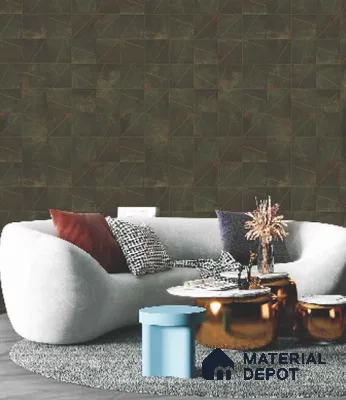 228139 | 10 Meter x 21 Inches Geometric Look Wallpaper - 57.41 Sq. Ft. | Minimum 15% wastage during installation