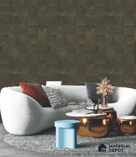 228139 | 10 Meter x 21 Inches Geometric Look Wallpaper - 57.41 Sq. Ft. | Minimum 15% wastage during installation