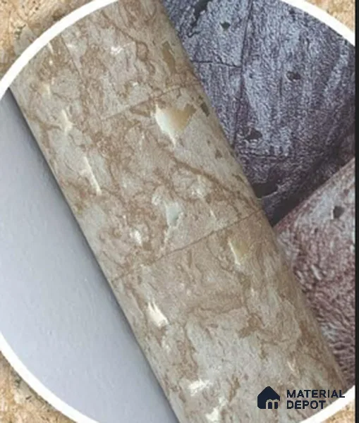 228141 | 10 Meter x 21 Inches Texture Look Wallpaper - 57.41 Sq. Ft. | Minimum 15% wastage during installation
