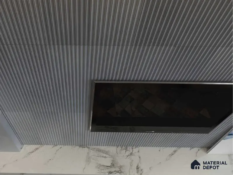 Reversal 30 3 ft x 1 ft Fluted Panels Series Concrete Panel - 18 mm