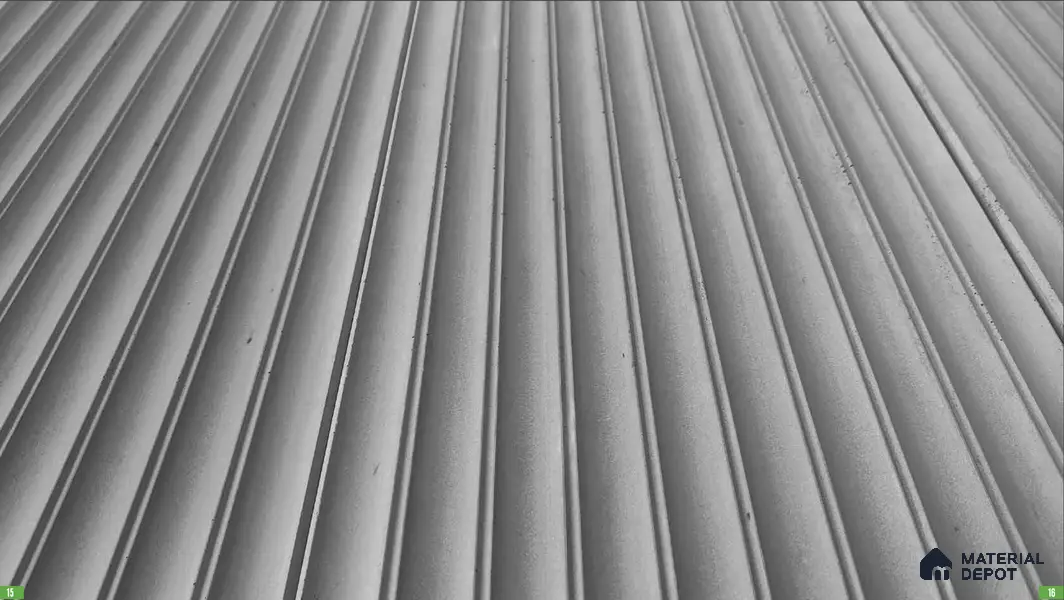 Reversal 60 3 ft x 1 ft Fluted Panels Series Concrete Panel - 18 mm