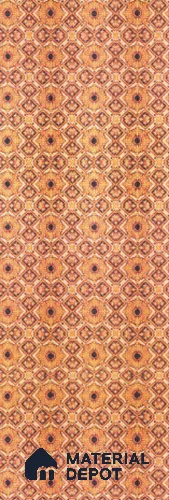Multi Colour Patterned Look Cork Decorative Wall Panel PN 03698 8 ft x 2 ft - 1.25 mm | Suitable for Feature Wall, TV Unit & Living Room | Width is Subjected to 5% Variation
