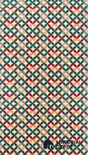 Multi Colour Patterned Look Cork Decorative Wall Panel PN 03703 8 ft x 2 ft - 1.25 mm | Suitable for Feature Wall, TV Unit & Living Room | Width is Subjected to 5% Variation