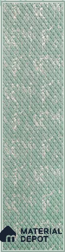 Green Embossed Look Decorative Wall Panel PN 03121 8 ft x 2 ft - 1.5 mm | Suitable for Feature Wall, TV Unit & Living Room | Width is Subjected to 5% Variation