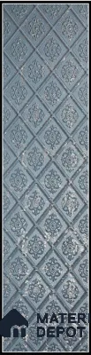 Black Embossed Look Decorative Wall Panel PN 03123 8 ft x 2 ft - 1.5 mm | Suitable for Feature Wall, TV Unit & Living Room | Width is Subjected to 5% Variation