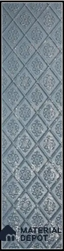 Black Embossed Look Decorative Wall Panel PN 03123 8 ft x 2 ft - 1.5 mm | Suitable for Feature Wall, TV Unit & Living Room | Width is Subjected to 5% Variation