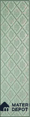 Green Embossed Look Decorative Wall Panel PN 03124 8 ft x 2 ft - 1.5 mm | Suitable for Feature Wall, TV Unit & Living Room | Width is Subjected to 5% Variation