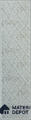 White Embossed Look Decorative Wall Panel PN 03125 8 ft x 2 ft - 1.5 mm | Suitable for Feature Wall, TV Unit & Living Room | Width is Subjected to 5% Variation