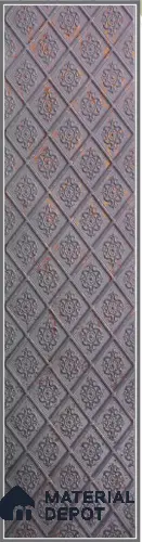 Grey Embossed Look Decorative Wall Panel PN 03126 8 ft x 2 ft - 1.5 mm | Suitable for Feature Wall, TV Unit & Living Room | Width is Subjected to 5% Variation