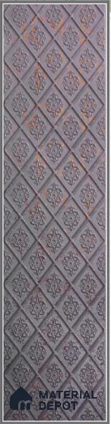 Grey Embossed Look Decorative Wall Panel PN 03126 8 ft x 2 ft - 1.5 mm | Suitable for Feature Wall, TV Unit & Living Room | Width is Subjected to 5% Variation