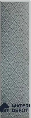 Grey Embossed Look Decorative Wall Panel PN 03128 8 ft x 2 ft - 1.5 mm | Suitable for Feature Wall, TV Unit & Living Room | Width is Subjected to 5% Variation