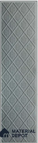 Grey Embossed Look Decorative Wall Panel PN 03128 8 ft x 2 ft - 1.5 mm | Suitable for Feature Wall, TV Unit & Living Room | Width is Subjected to 5% Variation