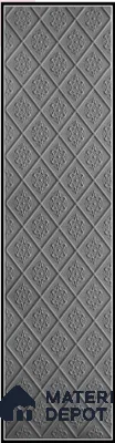 Black Embossed Look Decorative Wall Panel PN 03132 8 ft x 2 ft - 1.5 mm | Suitable for Feature Wall, TV Unit & Living Room | Width is Subjected to 5% Variation