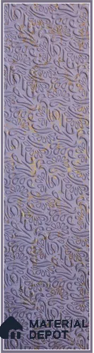 Violet Embossed Look Decorative Wall Panel PN 03137 8 ft x 2 ft - 1.5 mm | Suitable for Feature Wall, TV Unit & Living Room | Width is Subjected to 5% Variation