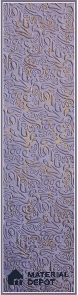 Violet Embossed Look Decorative Wall Panel PN 03137 8 ft x 2 ft - 1.5 mm | Suitable for Feature Wall, TV Unit & Living Room | Width is Subjected to 5% Variation