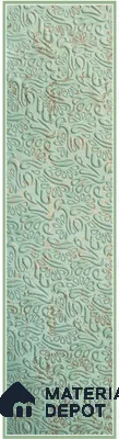 Green Embossed Look Decorative Wall Panel PN 03138 8 ft x 2 ft - 1.5 mm | Suitable for Feature Wall, TV Unit & Living Room | Width is Subjected to 5% Variation