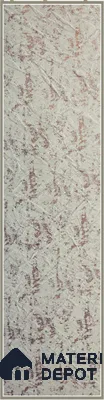 White Embossed Look Decorative Wall Panel PN 03139 8 ft x 2 ft - 1.5 mm | Suitable for Feature Wall, TV Unit & Living Room | Width is Subjected to 5% Variation