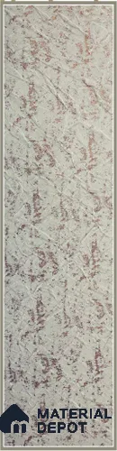 White Embossed Look Decorative Wall Panel PN 03139 8 ft x 2 ft - 1.5 mm | Suitable for Feature Wall, TV Unit & Living Room | Width is Subjected to 5% Variation