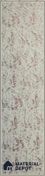 White Embossed Look Decorative Wall Panel PN 03139 8 ft x 2 ft - 1.5 mm | Suitable for Feature Wall, TV Unit & Living Room | Width is Subjected to 5% Variation