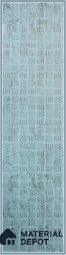 Blue Embossed Look Decorative Wall Panel PN 03145 8 ft x 2 ft - 1.5 mm | Suitable for Feature Wall, TV Unit & Living Room | Width is Subjected to 5% Variation
