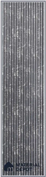 Black Embossed Look Decorative Wall Panel PN 03148 8 ft x 2 ft - 1.5 mm | Suitable for Feature Wall, TV Unit & Living Room | Width is Subjected to 5% Variation