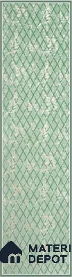 Green Embossed Look Decorative Wall Panel PN 03154 8 ft x 2 ft - 1.5 mm | Suitable for Feature Wall, TV Unit & Living Room | Width is Subjected to 5% Variation