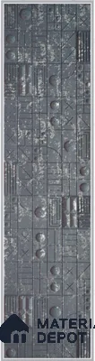 Grey Embossed Look Decorative Wall Panel PN 03165 8 ft x 2 ft - 1.5 mm | Suitable for Feature Wall, TV Unit & Living Room | Width is Subjected to 5% Variation