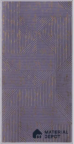 Purple Embossed Look Decorative Wall Panel PN 03166 8 ft x 4 ft - 1.5 mm | Suitable for Feature Wall, TV Unit & Living Room | Width is Subjected to 5% Variation