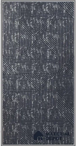 Black Embossed Look Decorative Wall Panel PN 03167 8 ft x 4 ft - 1.5 mm | Suitable for Feature Wall, TV Unit & Living Room | Width is Subjected to 5% Variation