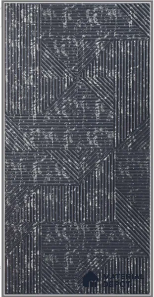 Black Embossed Look Decorative Wall Panel PN 03167 8 ft x 4 ft - 1.5 mm | Suitable for Feature Wall, TV Unit & Living Room | Width is Subjected to 5% Variation