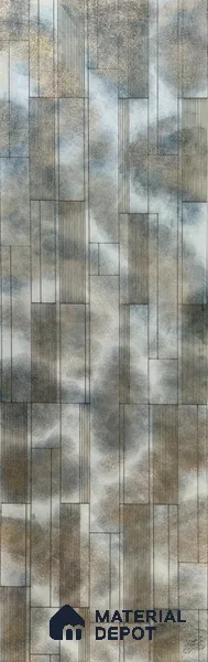 Grey Metallic Look HDF Decorative Wall Panel PN 03789 8 ft x 2 ft - 6 mm | Suitable for Feature Wall, TV Unit & Living Room | Width is Subjected to 5% Variation