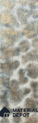 Grey Metallic Look HDF Decorative Wall Panel PN 03798 8 ft x 2 ft - 6 mm | Suitable for Feature Wall, TV Unit & Living Room | Width is Subjected to 5% Variation