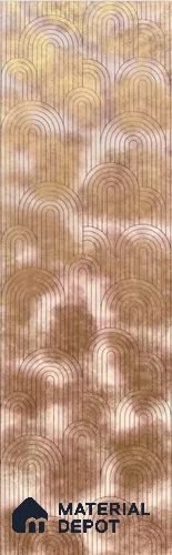 Multi Colour Metallic Look HDF Decorative Wall Panel PN 03800 8 ft x 2 ft - 6 mm | Suitable for Feature Wall, TV Unit & Living Room | Width is Subjected to 5% Variation