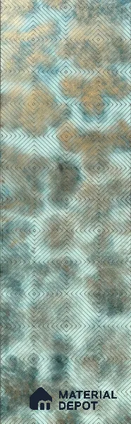 Grey Metallic Look HDF Decorative Wall Panel PN 03803 8 ft x 2 ft - 6 mm | Suitable for Feature Wall, TV Unit & Living Room | Width is Subjected to 5% Variation