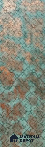 Grey Metallic Look HDF Decorative Wall Panel PN 03807 8 ft x 2 ft - 6 mm | Suitable for Feature Wall, TV Unit & Living Room | Width is Subjected to 5% Variation