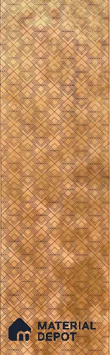 Brown Metallic Look HDF Decorative Wall Panel PN 03808 8 ft x 2 ft - 6 mm | Suitable for Feature Wall, TV Unit & Living Room | Width is Subjected to 5% Variation