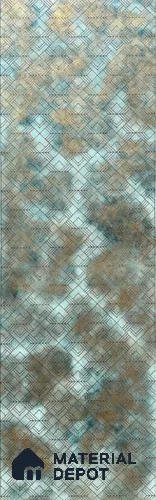 Grey Metallic Look HDF Decorative Wall Panel PN 03809 8 ft x 2 ft - 6 mm | Suitable for Feature Wall, TV Unit & Living Room | Width is Subjected to 5% Variation