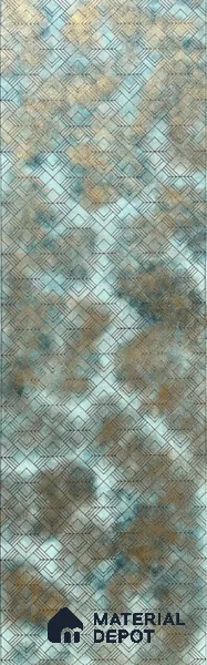 Grey Metallic Look HDF Decorative Wall Panel PN 03809 8 ft x 2 ft - 6 mm | Suitable for Feature Wall, TV Unit & Living Room | Width is Subjected to 5% Variation