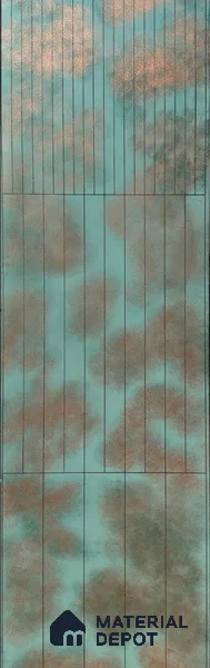 Grey Metallic Look HDF Decorative Wall Panel PN 03810 8 ft x 2 ft - 6 mm | Suitable for Feature Wall, TV Unit & Living Room | Width is Subjected to 5% Variation
