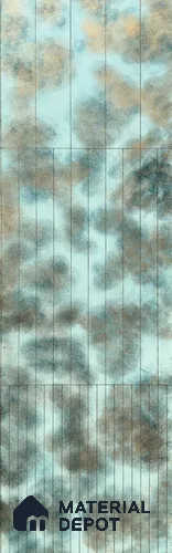Grey Metallic Look HDF Decorative Wall Panel PN 03812 8 ft x 2 ft - 6 mm | Suitable for Feature Wall, TV Unit & Living Room | Width is Subjected to 5% Variation