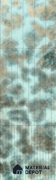 Grey Metallic Look HDF Decorative Wall Panel PN 03812 8 ft x 2 ft - 6 mm | Suitable for Feature Wall, TV Unit & Living Room | Width is Subjected to 5% Variation
