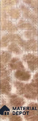 Brown Metallic Look HDF Decorative Wall Panel PN 03814 8 ft x 2 ft - 6 mm | Suitable for Feature Wall, TV Unit & Living Room | Width is Subjected to 5% Variation