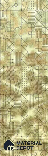 Brown Metallic Look HDF Decorative Wall Panel PN 03815 8 ft x 2 ft - 6 mm | Suitable for Feature Wall, TV Unit & Living Room | Width is Subjected to 5% Variation