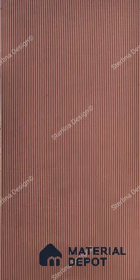 Red Plain Colour Louver 253 STER (253) 8 ft x 4 ft MDF Panel - 12 mm | Suitable for Feature Wall, TV Unit & Living Room | Width is Subjected to 5% Variation