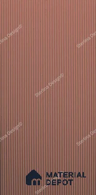 Red Plain Colour Louver PN 04993 8 ft x 4 ft MDF Panel - 12 mm | Suitable for Feature Wall, TV Unit & Living Room | Width is Subjected to 5% Variation