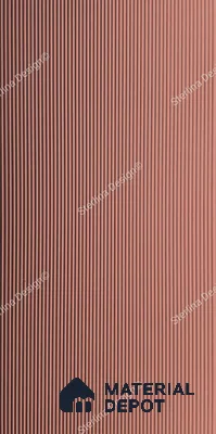 Red Plain Colour Louver PN 04997 8 ft x 4 ft MDF Panel - 12 mm | Suitable for Feature Wall, TV Unit & Living Room | Width is Subjected to 5% Variation