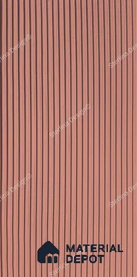 Red Plain Colour Louver PN 04999 8 ft x 4 ft MDF Panel - 12 mm | Suitable for Feature Wall, TV Unit & Living Room | Width is Subjected to 5% Variation