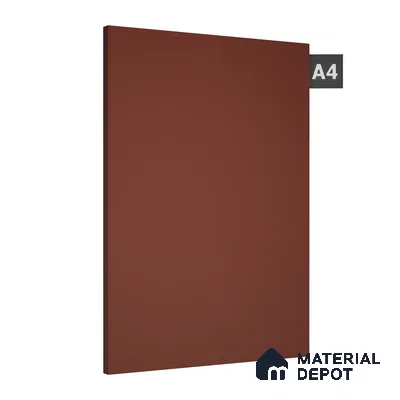 Brown Textured Solid Look 295 WL 8 ft x 4 ft Texture Finish Decorative Laminate - 1 mm | Suitable for TV Unit, Wardrobe, Kitchen Cabinets