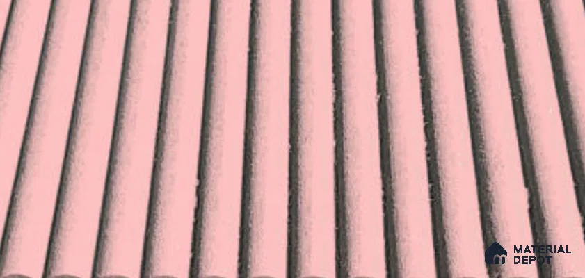 Red Plain Colour Louver 451 STER (451) 8 ft x 4 ft MDF Panel - 8 mm | Suitable for Feature Wall, TV Unit & Living Room | Width is Subjected to 5% Variation