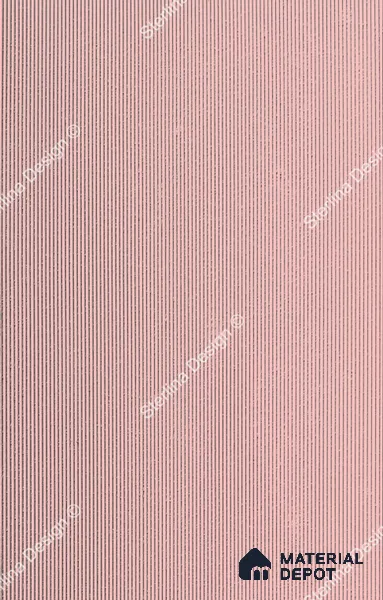 Red Plain Colour Louver 451 STER (451) 8 ft x 4 ft MDF Panel - 8 mm | Suitable for Feature Wall, TV Unit & Living Room | Width is Subjected to 5% Variation